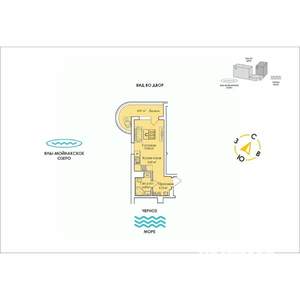 Студия квартира, строящийся дом, 30м2, 10/12 этаж