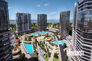 2-к квартира, строящийся дом, 102м2, 22/22 этаж