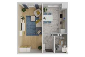 1-к квартира, вторичка, 37м2, 2/8 этаж