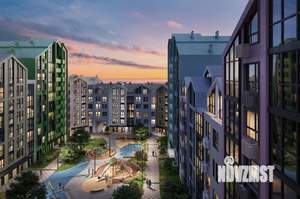 2-к квартира, строящийся дом, 53м2, 6/13 этаж