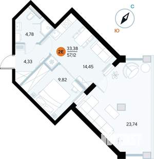 Фото квартиры на продажу (1)