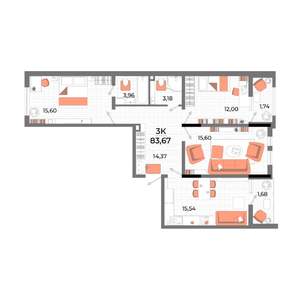 Фото квартиры на продажу (1)