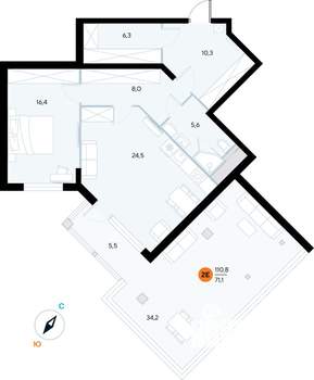 Фото квартиры на продажу (1)