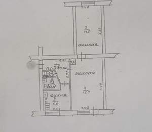 2-к квартира, вторичка, 44м2, 3/5 этаж