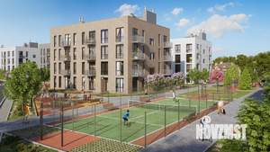 1-к квартира, строящийся дом, 37м2, 4/4 этаж