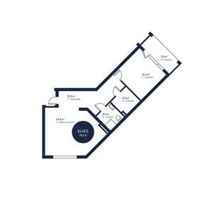 1-к квартира, вторичка, 79м2, 3/3 этаж