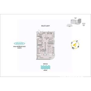 2-к квартира, строящийся дом, 51м2, 1/12 этаж