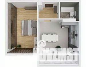 1-к квартира, вторичка, 45м2, 2/8 этаж