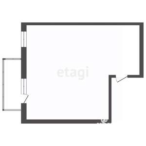 1-к квартира, сданный дом, 44м2, 5/9 этаж