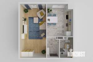 1-к квартира, вторичка, 37м2, 1/8 этаж
