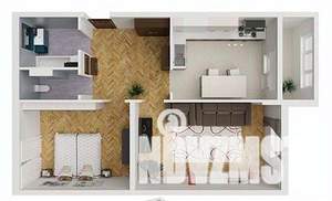 2-к квартира, вторичка, 70м2, 5/8 этаж