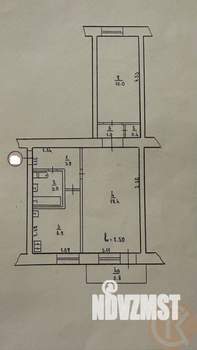 2-к квартира, вторичка, 44м2, 3/5 этаж