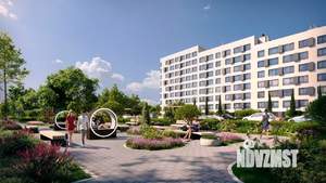 1-к квартира, строящийся дом, 35м2, 6/8 этаж