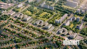 1-к квартира, строящийся дом, 44м2, 7/8 этаж