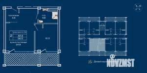 1-к квартира, вторичка, 57м2, 3/4 этаж