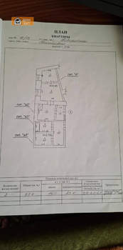 2-к квартира, вторичка, 38м2, 1/1 этаж