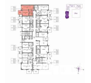 1-к квартира, вторичка, 45м2, 1/9 этаж