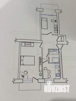 2-к квартира, вторичка, 45м2, 1/5 этаж