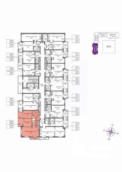 2-к квартира, вторичка, 63м2, 4/16 этаж