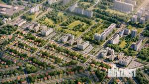 1-к квартира, строящийся дом, 44м2, 1/9 этаж