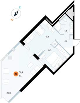 Фото квартиры на продажу (1)
