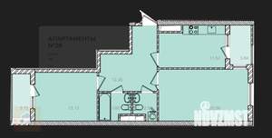 2-к квартира, вторичка, 61м2, 5/10 этаж