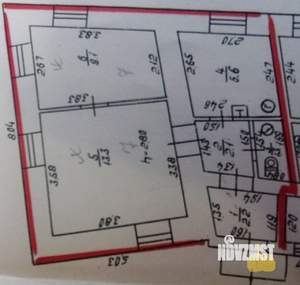 2-к квартира, вторичка, 36м2, 1/1 этаж