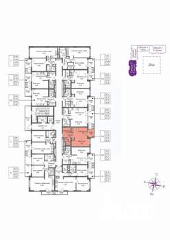 Студия квартира, вторичка, 35м2, 2/16 этаж