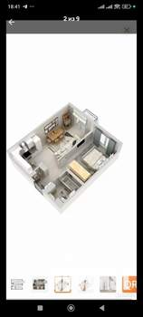 1-к квартира, вторичка, 37м2, 4/5 этаж
