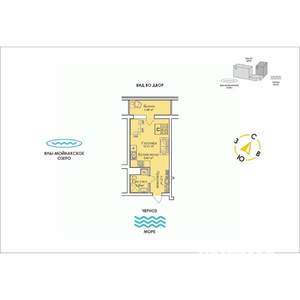 Студия квартира, строящийся дом, 31м2, 7/12 этаж