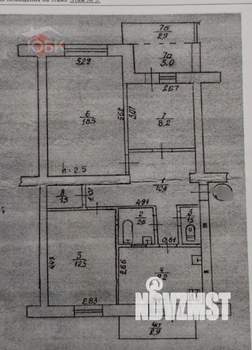 3-к квартира, вторичка, 67м2, 3/5 этаж