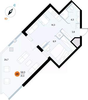 Фото квартиры на продажу (1)