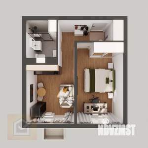 1-к квартира, вторичка, 33м2, 3/5 этаж