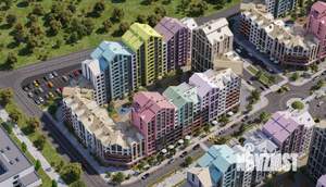 2-к квартира, строящийся дом, 62м2, 7/13 этаж