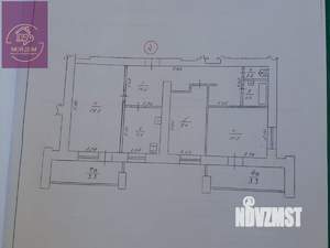 3-к квартира, вторичка, 73м2, 2/11 этаж