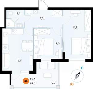 Фото квартиры на продажу (1)