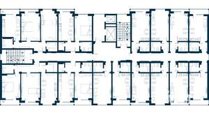 3-к квартира, строящийся дом, 74м2, 4/8 этаж