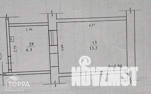 1-к квартира, вторичка, 20м2, 1/1 этаж