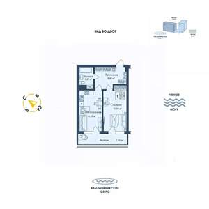 1-к квартира, вторичка, 52м2, 11/12 этаж