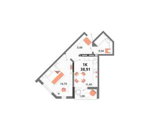 Фото квартиры на продажу (1)