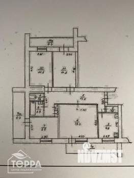 4-к квартира, вторичка, 77м2, 9/9 этаж