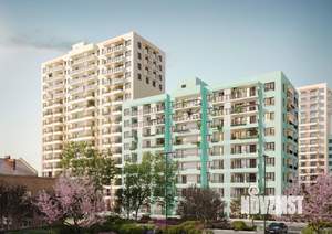1-к квартира, строящийся дом, 39м2, 10/16 этаж