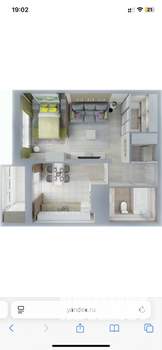 1-к квартира, вторичка, 38м2, 11/13 этаж