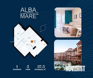 1-к квартира, вторичка, 38м2, 5/7 этаж