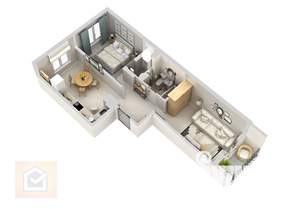 2-к квартира, вторичка, 59м2, 4/6 этаж