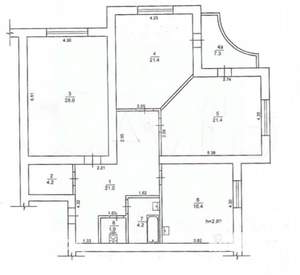 3-к квартира, вторичка, 118м2, 4/5 этаж