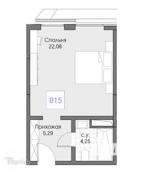 1-к квартира, вторичка, 31м2, 3/16 этаж