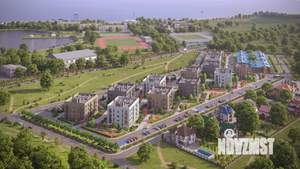 2-к квартира, строящийся дом, 55м2, 3/4 этаж