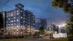 1-к квартира, строящийся дом, 38м2, 5/9 этаж