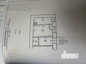 2-к квартира, вторичка, 28м2, 1/1 этаж